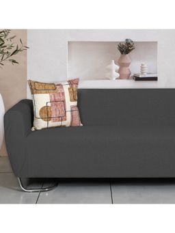 ODE & CLEO - Cotton Cushion Covers 18X18 in Zip Closure Sofa Cushion (Set of 2)