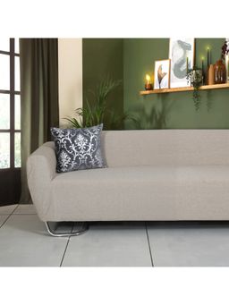 ODE & CLEO - Cotton Cushion Covers 18X18 in Zip Closure Sofa Cushion (Set of 2)