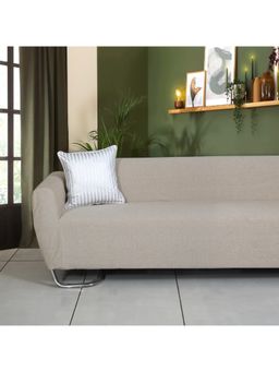 ODE & CLEO - Cotton Cushion Covers 18X18 in Zip Closure Sofa Cushion (Set of 2)