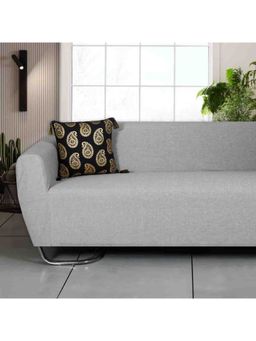 ODE & CLEO - Cotton Cushion Covers 18X18 in Zip Closure Sofa Cushion (Set of 3)