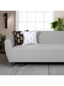 ODE & CLEO - Cotton Cushion Covers 18X18 in Zip Closure Sofa Cushion (Set of 2)