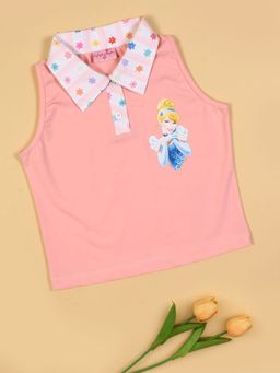 Cutecumber - Girls Pink Georgette Top