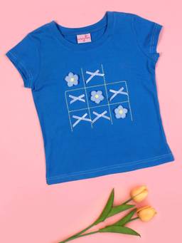Cutecumber - Girls Blue Cotton Top