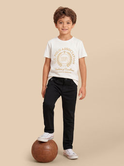 U.S. POLO ASSN. - Boys Black Cotton Jeans