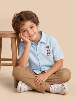 U.S. POLO ASSN. - Boys Blue Tencel Shirt