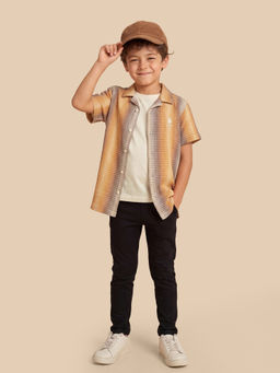 U.S. POLO ASSN. - Boys Multi-Colour Cotton Shirt