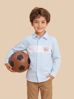 U.S. POLO ASSN. - Boys Blue Cotton Shirt