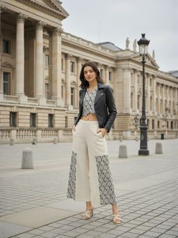 ZUMMER - Cotton Embroidered Off White Co-Ord Set