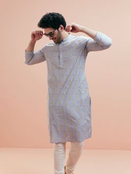 KISAH - Men Blue Kurta