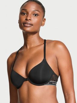 Victoria's Secret - The T-shirt Lightly Lined Front-Close Lace-Trim Demi Bra