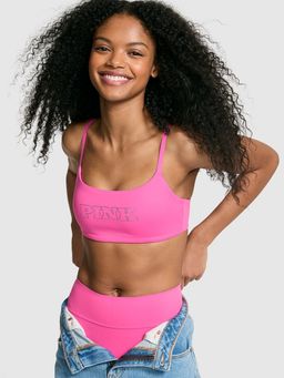 Victoria's Secret - PINK Relay Square-Neck Sports Bra