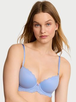 Victoria's Secret - Dream Angels Smooth and Lace Lightly Lined Classic Coverage Demi Bra