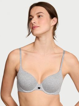 Victoria's Secret - The T-shirt Cotton Logo Hardware Perfect Shape Push-Up Bra