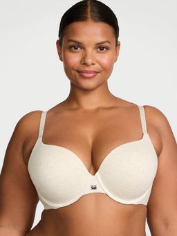 Victoria's Secret - The T-shirt Cotton Logo Hardware Perfect Shape Push-Up Bra
