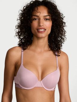 Victoria's Secret - The T-shirt Pointelle Logo Perfect Shape Push-Up Bra