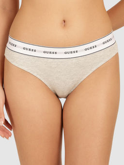 Guess - Grey Cotton Brazilian Brief