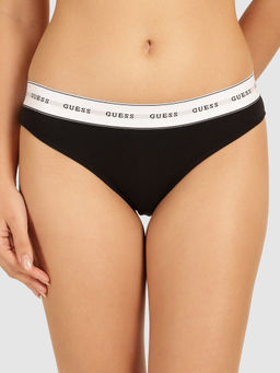 Guess - Black Cotton Brazilian Brief