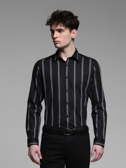 Jack & Jones - Black Striped Shirt