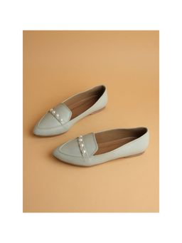 ERIDANI - Mint Green Marcella Loafers
