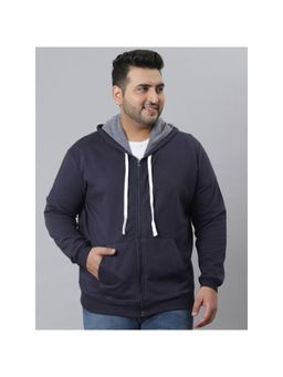 Instafab Plus - Men Solid Stylish Full Sleeve Hooded Casual Sweatshirts