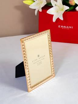 EKAANI - Zebra Line Gold Shiny Photo Frame