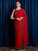 Red color option, Sold out, Currently selected