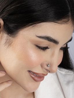 TOUCH925 - Pure 925 Silver Tortoise Nose Pin for Women