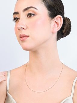 TOUCH925 - Pure 925 Silver Sleek Snake Chain for Women