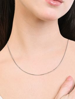 TOUCH925 - Pure 925 Silver Classic Curb Sterling Silver Chain for Women