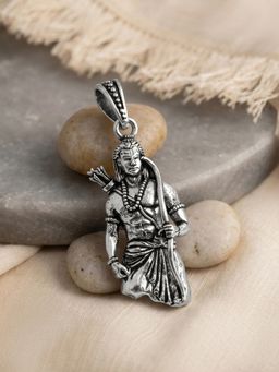 TOUCH925 - Pure 925 Silver Lord Ram Archer Pendant for Men and Women