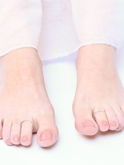TOUCH925 - Pure 925 Silver Serene Silver Toe Ring for Women