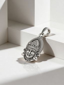 TOUCH925 - Pure 925 Silver Khatu Shyam Ji Unisex Pendant