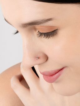 TOUCH925 - Pure 925 Silver Starfish Nose Pin for Women