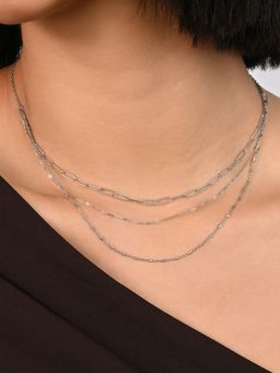 TOUCH925 - Pure 925 Silver Layered Chain for Women