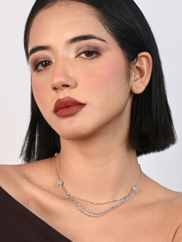 TOUCH925 - Pure 925 Silver Filigree Necklace for Women
