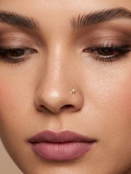 TOUCH925 - Pure 925 Silver Celestial Star Nose Pin for Women