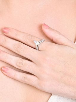 TOUCH925 - Pure 925 Silver Viora Silver Ring for Women (6)