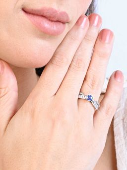 TOUCH925 - Pure 925 Silver Aureline Silver Ring for Women (6)