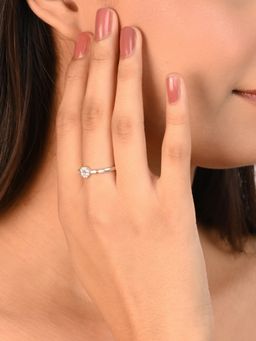 TOUCH925 - Pure 925 Silver Marquise Accent Cluster Silver Ring for Women (8)