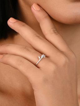 TOUCH925 - Pure 925 Silver Tulip Bloom Silver Ring for Women (7)
