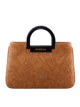 ESBEDA - Camel Snake Work Pu Synthetic Fabric Arm Bag
