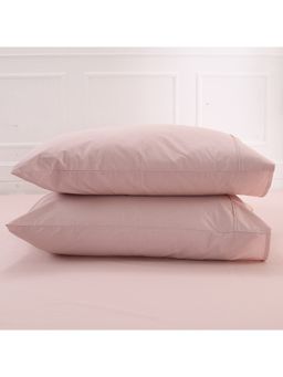 Maspar - Colorart Slumber Solid 130GSM Pink Pillow Cases (Set of 2)
