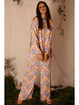 Nirmooha - Multicolour Printed Top with Pants Co-Ord Set