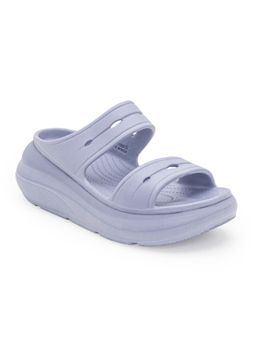 Red Tape - Womens Sliders In Dusty Blue | Casual Pool Sliders