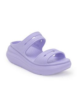 Red Tape - Womens Sliders In Lavender | Casual Pool Sliders
