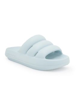Red Tape - Womens Sliders In Powder Blue | Casual Pool Sliders