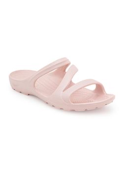 Red Tape - Womens Sliders In Pink | Casual Pool Sliders