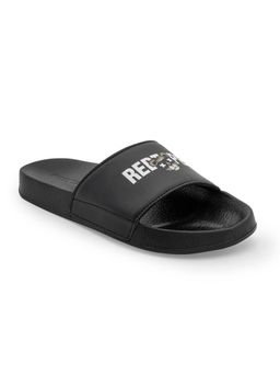 Red Tape - Womens Sliders In Black | Casual Pool Sliders