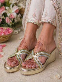 Sandal Stories - Glitz Wedge Sandals