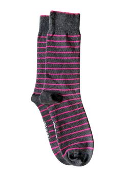 Mint & Oak - Dapper Pink Stripes Socks